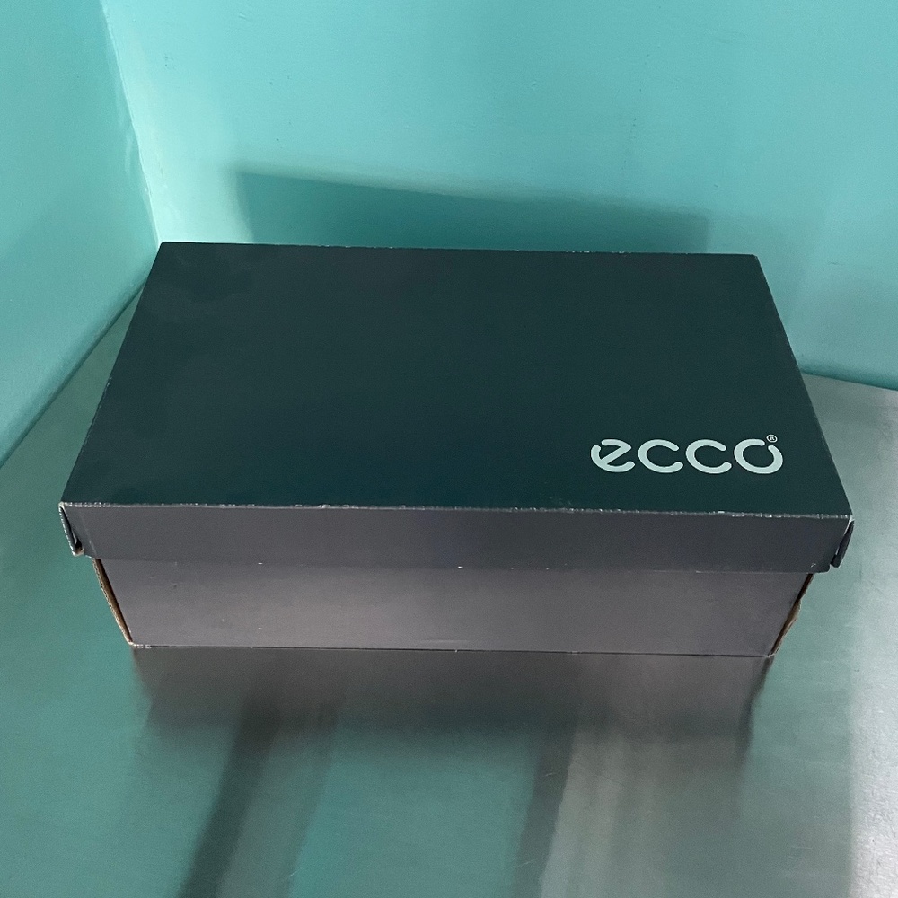 Ecco Holton Apron Toe Tie Cognac Men's 43/9-9.5 - Picture 7 of 12